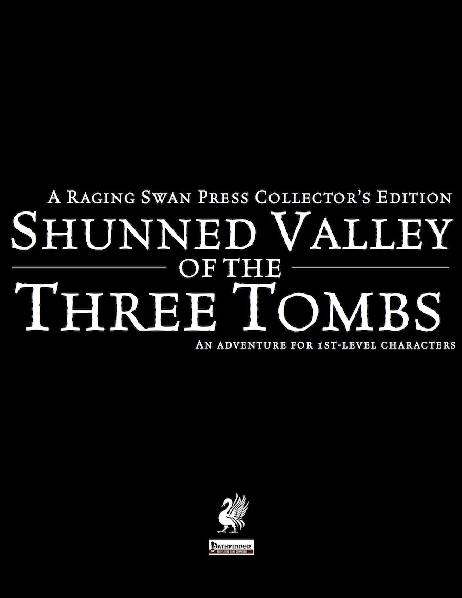 Cover of Shunned Valley of the Three Tombs