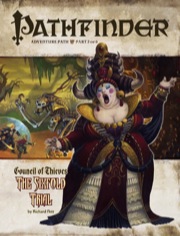 Cover of Pathfinder Adventure Path #26: The Sixfold Trial (Council of Thieves 2 of 6)