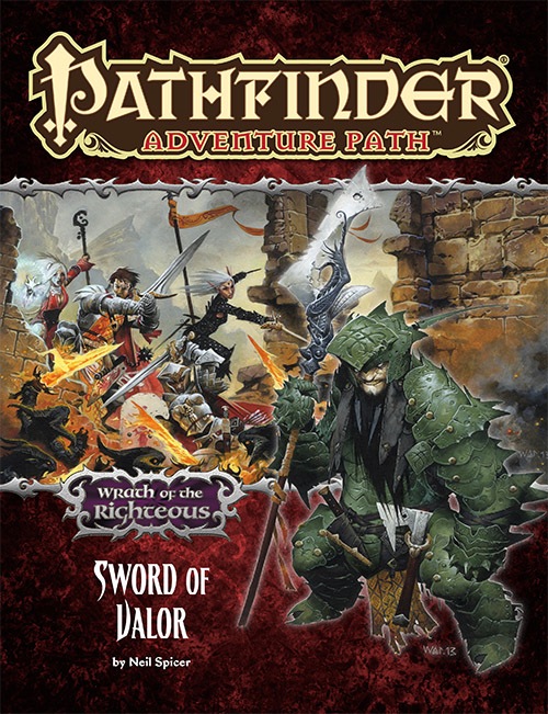 Cover of Pathfinder Adventure Path #74: Sword of Valor (Wrath of the Righteous 2 of 6)
